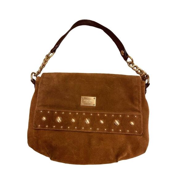 Michael Kors - Suede Vintage Shoulder Bag - Picture 1 of 7